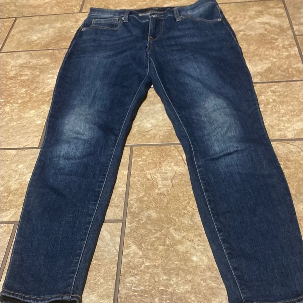 Lucky Brand Ava Mid Rise Size 8 Jeans with Rich Indigo Finish - Picture 5 of 11